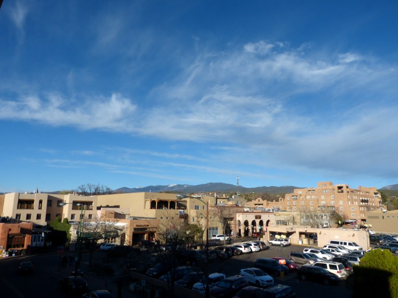 Alles sehr beschaulich hier: Stadtansicht von Santa Fe