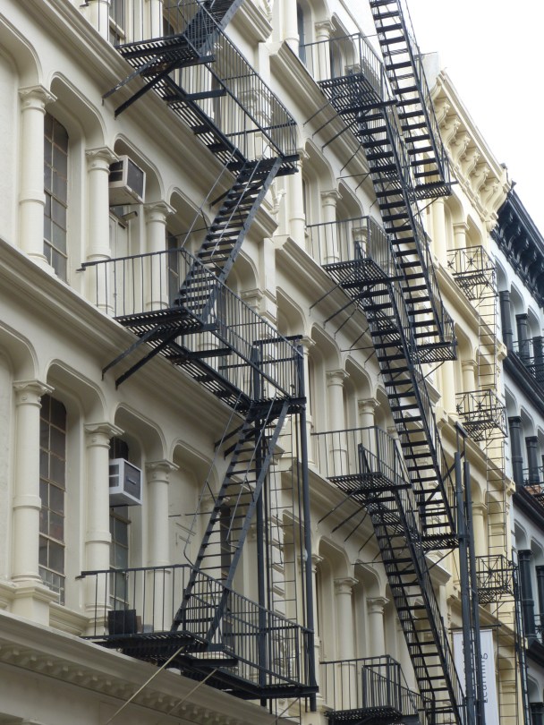 Abstecher nach Soho: typische Feuerleiter-Ästhetik