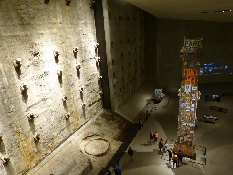 9/11 Memorial Museum: Dichtwand zum Hudson River