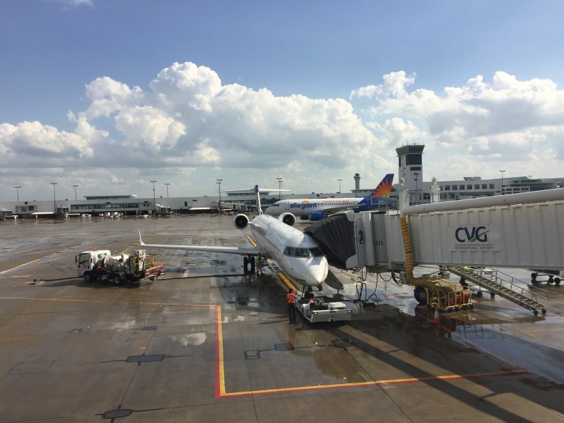 16:56 Uhr, Cincinnati: bereit zum Abflug