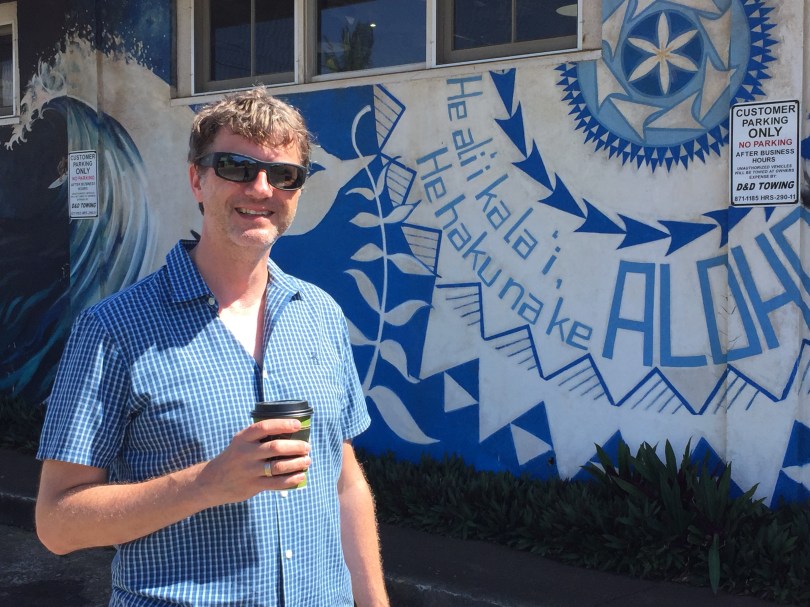 Ganz lokal: erst mal ein Kona-Kaffee