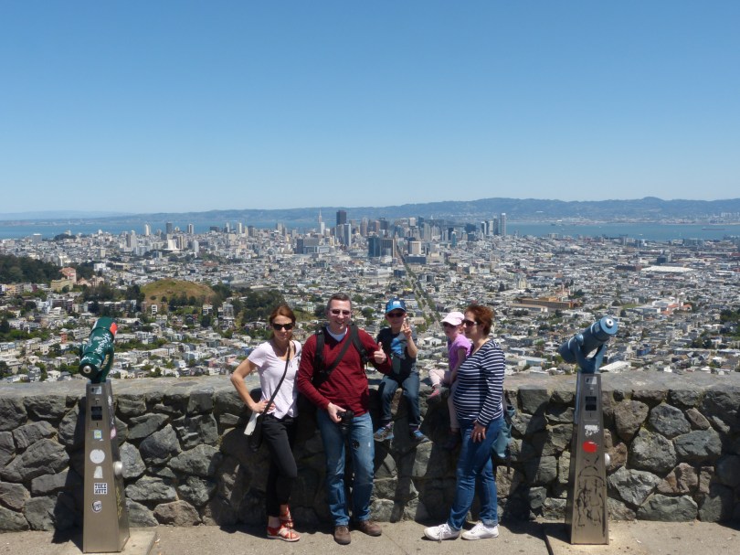 Immer wieder schön: Blick von Twin Peaks auf San Francisco