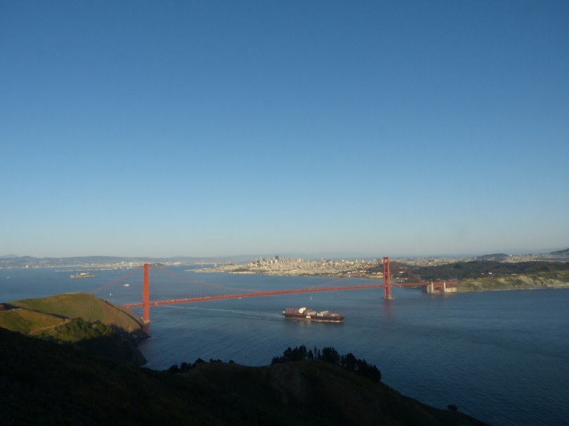 Marin Headlands: super Sicht auf die City by the Bay