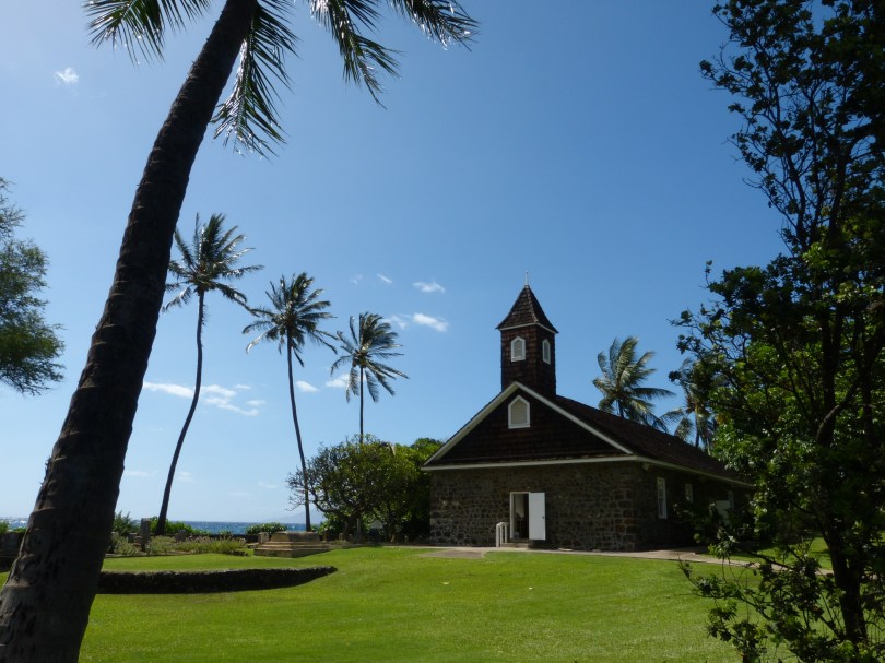 Kirche zwischen Palmen: Keawala'i Congregational Church in Makena
