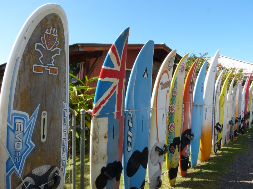 Surfer, Hippies, Kreative: Surfboard-Zaun in Pa'ia