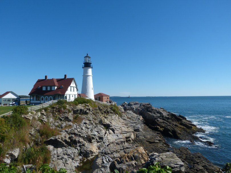 Portland Head Light: ältester Leuchtturm an der Küste Maines von 1791