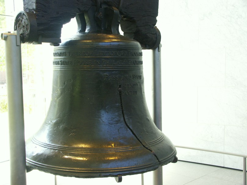 Symbol der Freiheit: Liberty Bell (die Glocke mit dem Sprung)