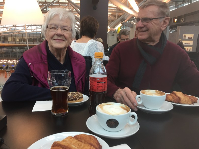 Ein letztes Franzbrötchen, dann heißt es, Abschied nehmen