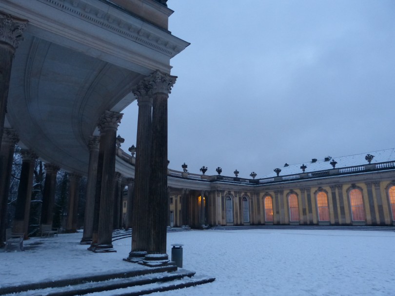 Stimmungsvolles Schloss Sanssouci