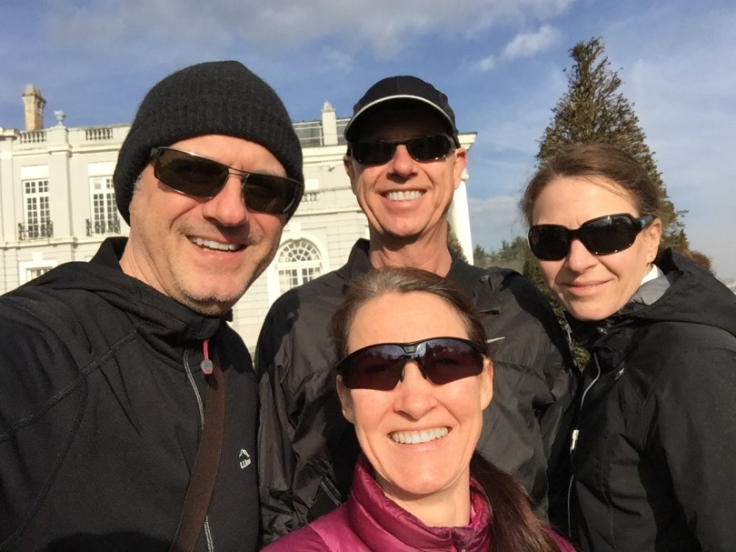 Zu Gast bei Freunden: Andreas, Murray, Danni und Chris (v.l.)