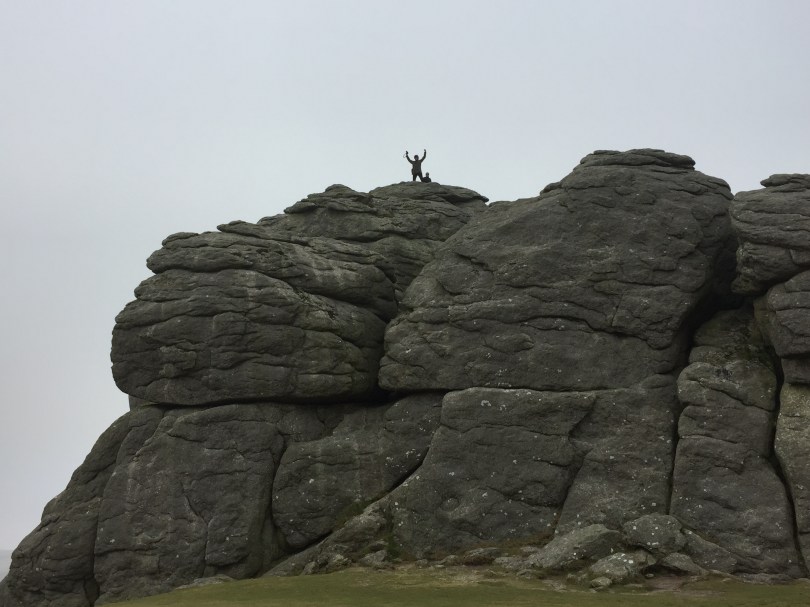 Erfolgreiche Kletterpartie: Andreas und Murray trotzen dem Sturm und der schneidenden Kälte