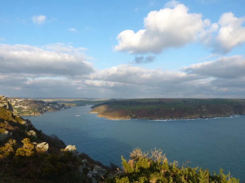 Was für eine Aussicht: Blick auf die Flussmündung von Kingsbridge