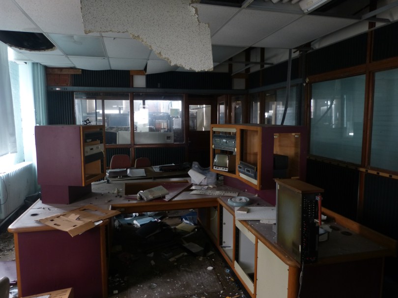 Wie nach dem Atomblitz: verlassene Radiostation