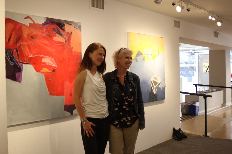 Chris, Jen und das "Lobsterbild" (Foto: Helen Ragen, Hang Art)