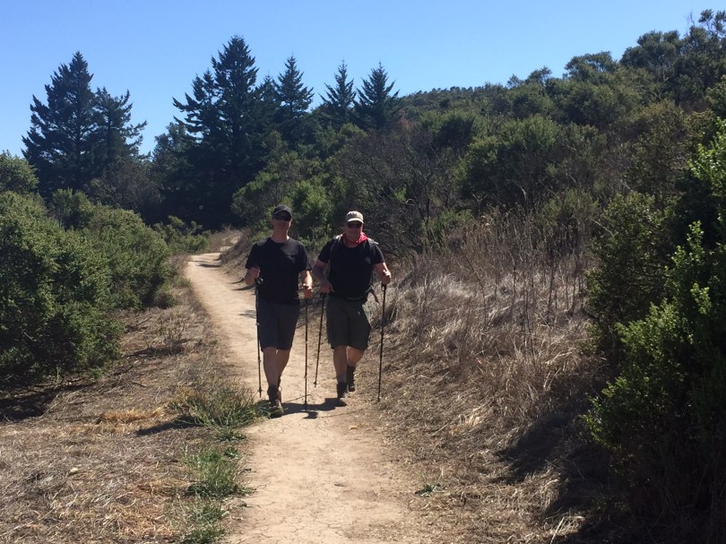 Powerwalker: im Gleichschritt den Berg hinauf (Foto: Chris)