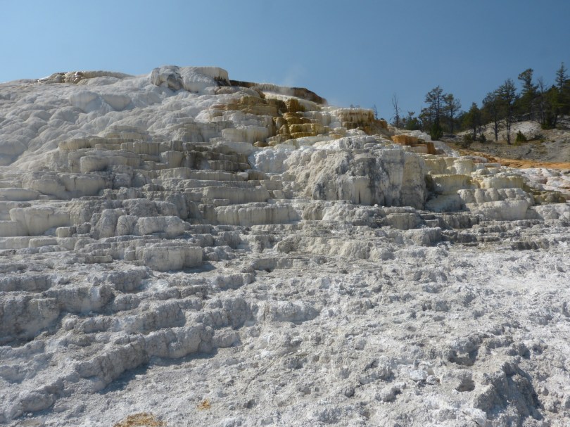 Sinterterrassen bei Mammoth Hot Springs