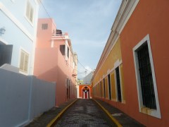 Noch ein Lokalpatriot: Calle Imperial in Old San Juan