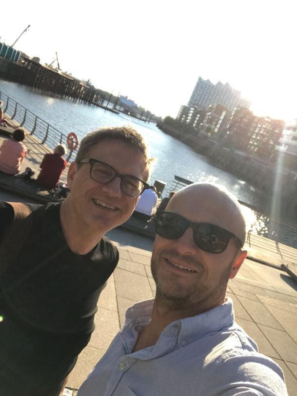 Selfie in Hamburgs Hafen City