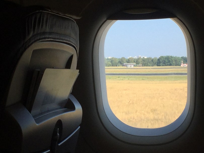 Rückflug in die neue Heimat